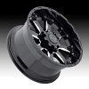 Black Rhino Sierra Gloss Black Milled Custom Truck Wheels 2